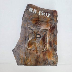 New Men's ROBIN'S JEAN Predator Cargo Slim Jeans